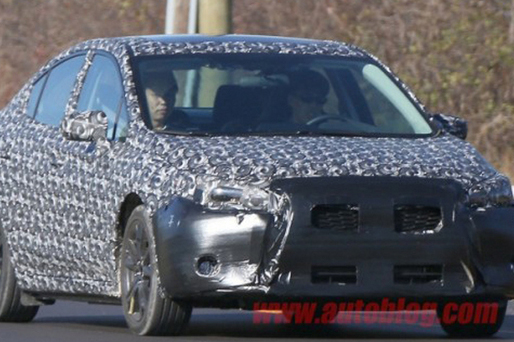 斯巴鲁新一代翼豹三厢版谍照 明年推出