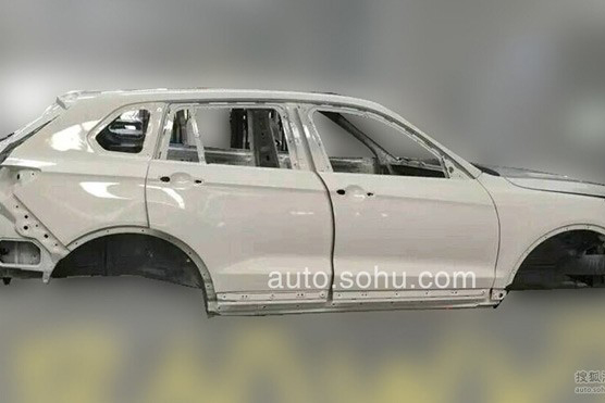 定位中型SUV 大迈X7白车身谍照曝光