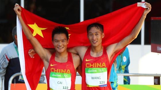20公里竞走王镇夺金