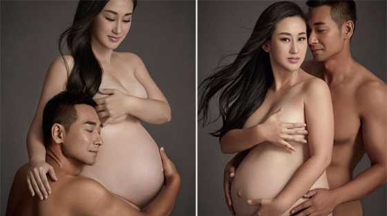 赵文卓夫妇曝大尺度唯美孕照