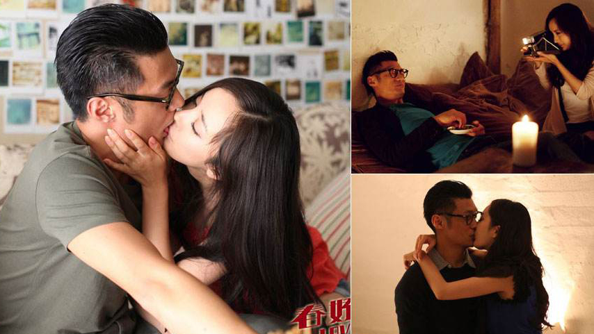 杨幂舌吻余文乐 画面火辣看着太刺激