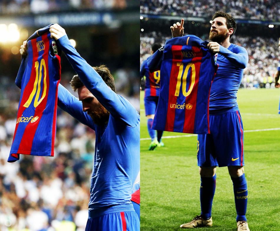 梅西绝杀皇马图片