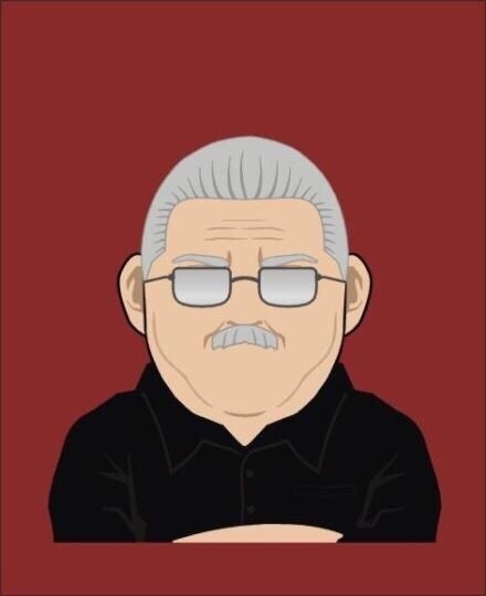 赤木刚宪Q版头像,标志性的“大猩猩”面孔变得圆润呆萌,但眼神中的坚毅和对胜利的渴望丝毫未减,给人一种反差强烈的安心感。