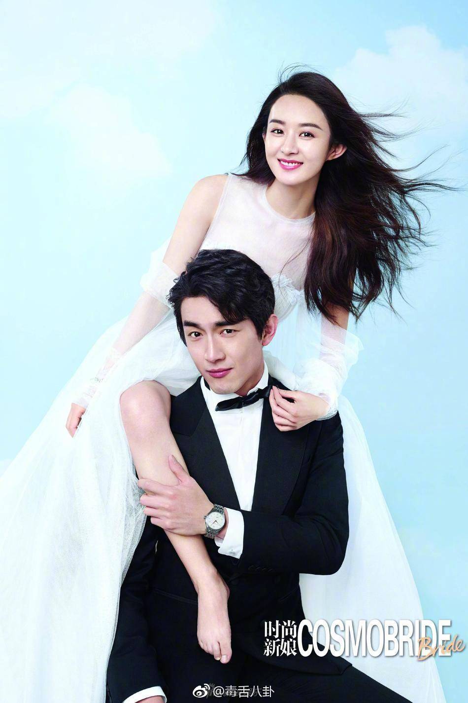 赵丽颖穿婚纱照片_赵丽颖穿紫色婚纱图片