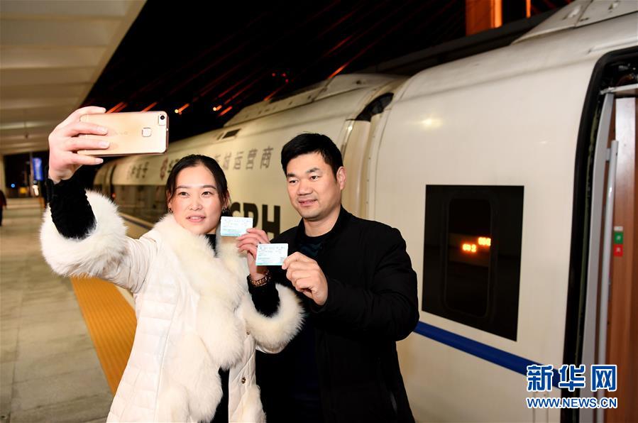 淮北至萧县北客车联络线开通运营高清图片