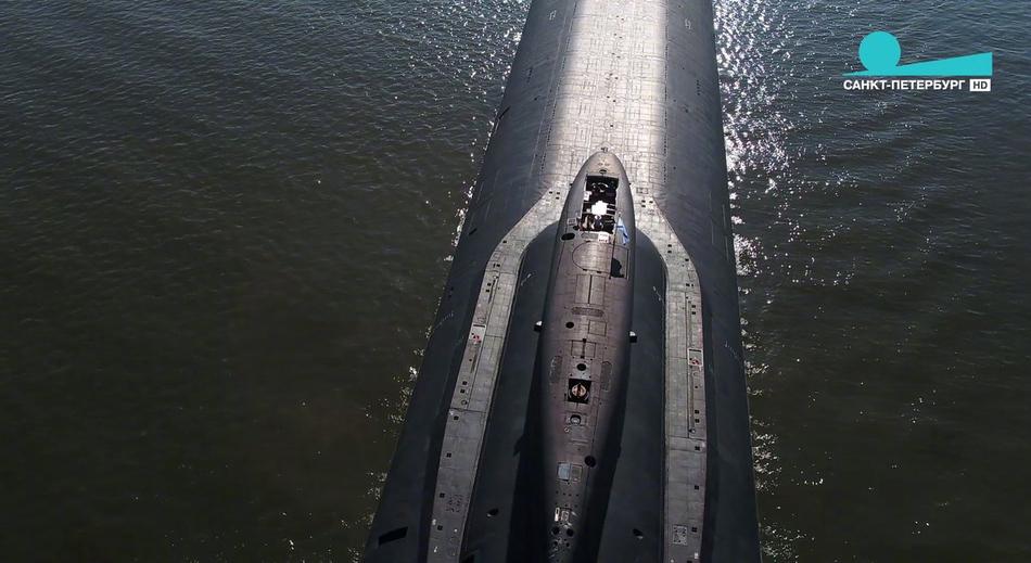俄罗斯海军北方舰队的941型台风级战略核潜艇