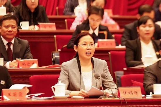 团中央书记处书记、全国青联副主席汪鸿雁