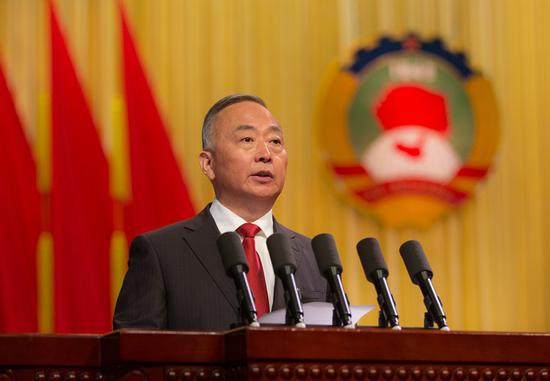 省政协十二届二次会议隆重开幕蒋超良讲话王晓