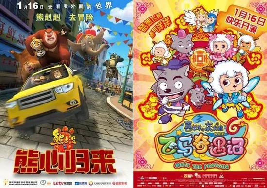 《熊出没》《喜羊羊》