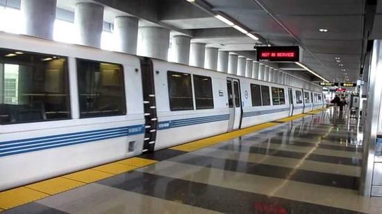 ▲旧金山湾区地铁站,图片来源:BART