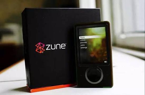 2007 年,微软推出的 MP3 Zune