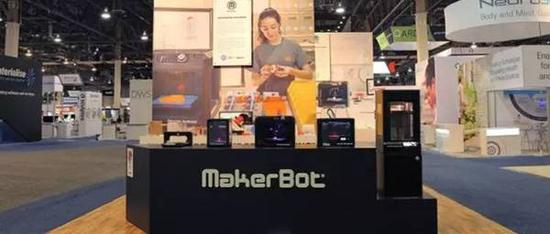 MakerBot CES 展台。