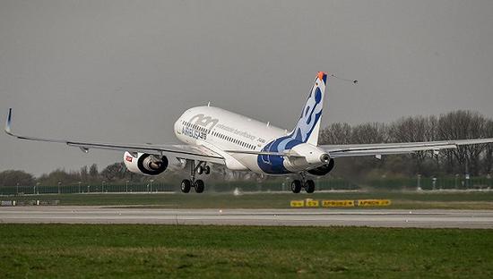 空客a319neo,庞巴迪Q400飞机 空客a319neo起飞.