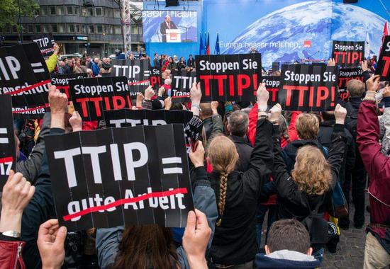 TTIP曾遭到欧洲民众的强烈反对
