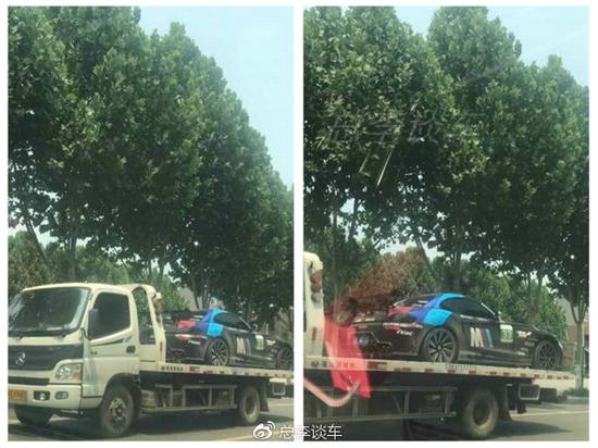 小伙在校园开改装宝马撩妹,挂33333车牌,结果来了一辆拖车