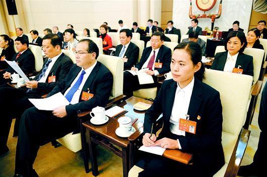 图为:湖北代表团开放日现场。