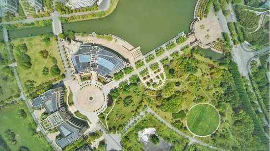 复旦大学江湾校区俯瞰图