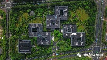 (深圳华为基地H区软件研发中心俯瞰)