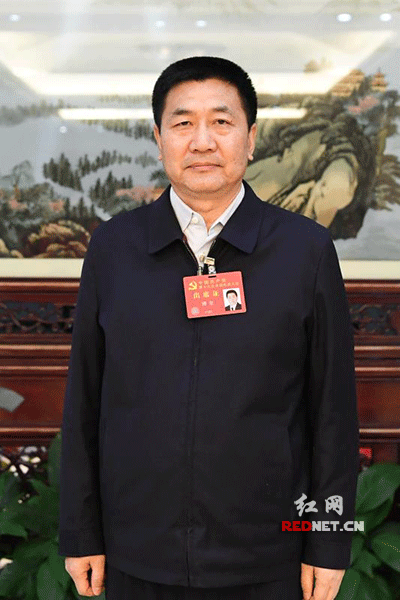 党的十九大代表、湖南省委常委、省纪委书记傅奎。