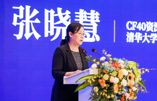图为 CF40资深研究员、清华大学五道口金融学院院长张晓慧