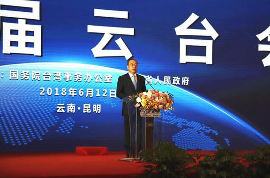 (中共云南省委副书记、省长阮成发致辞)
