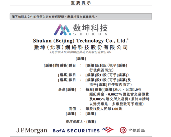 ai医疗数坤科技赴港上市:马春娥夫妇持股34.24% 红杉资本持股8.62%
