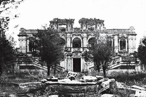 英国公布圆明园被毁前照片