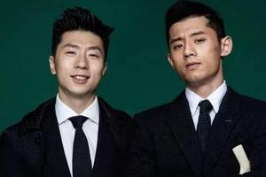 【马龙张继科拍写真斗帅 一个暖一个酷你爱. 来