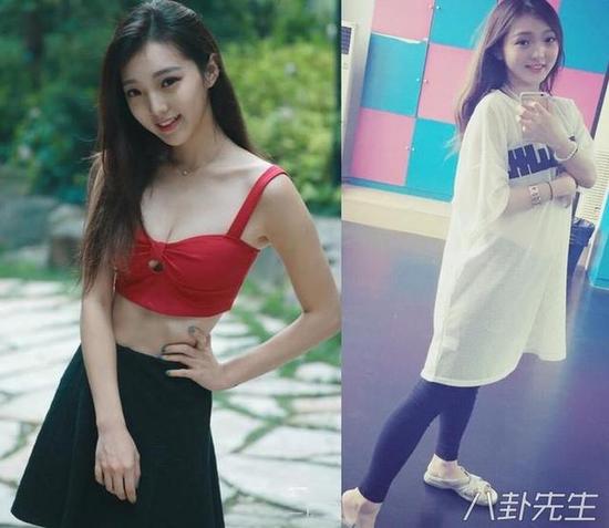 强东玥早年连续3年在ChinaJoy当show girl,在圈内小有名气了。那时候她还有一头长发,脸看起来还比较精致
