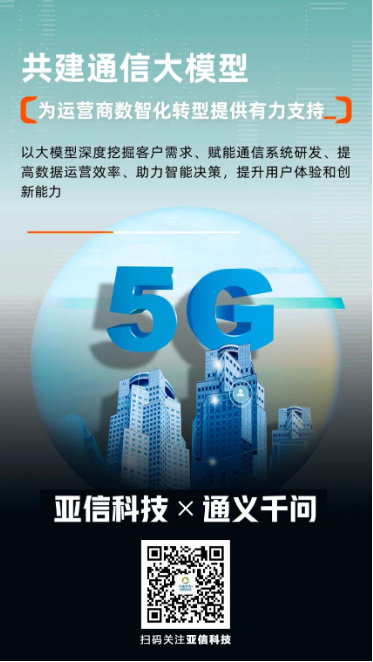 亚信科技成为阿里云通义千问计划首批伙伴 携手共建通信行业大模型