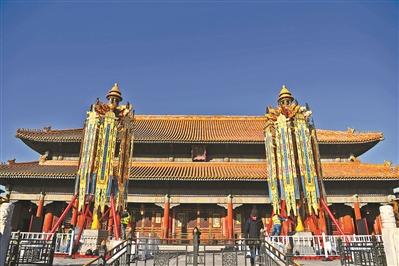 迎己亥春节 故宫博物院首次复原天灯