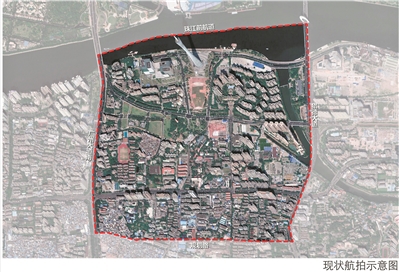 广州塔南地区范围图 广报全媒体记者杜娟摄