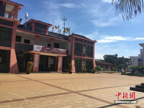图为三沙市七连屿管理委员会办公场所。中新网记者 马学玲 摄