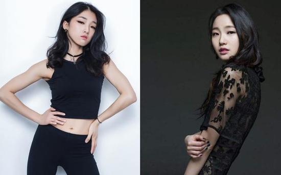 她还尝试过很有女人味的大卷发,穿上有女人味的衣服,不过看起来一样高冷