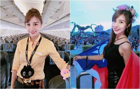 台湾空姐获赞
