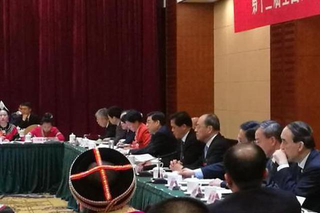 十三届全国人大一次会议云南代表团开放日现场。 胡远航 摄