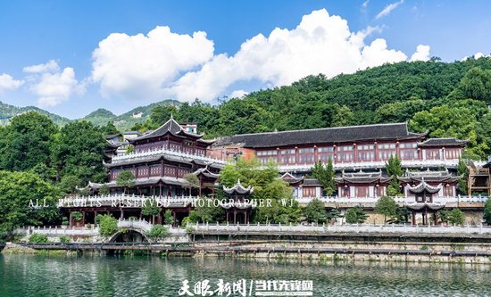 石阡县古温泉博物馆。图/吴剑