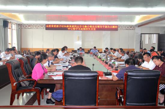 建水县委常委班子中心组学习及组织生活会要求