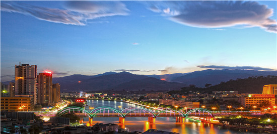 云县县城夜景