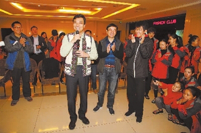 排练现场。路宏刚 摄