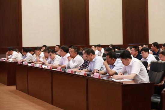 购物节各相关单位参加会议
