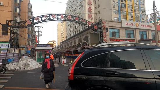 马栏农贸市场无人测温