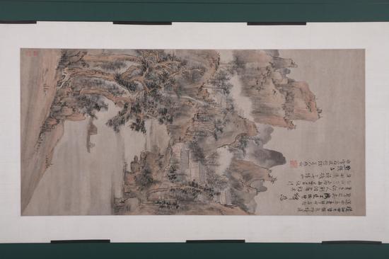 髡残《江寺孤舟图》 沈阳故宫博物院藏