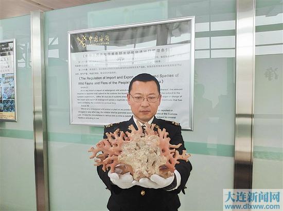 查获的红珊瑚制品已被暂扣,待进一步处理。