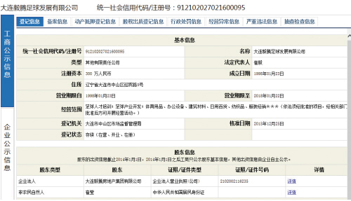 毅腾足球俱乐部新赛季有望回归大连战中甲