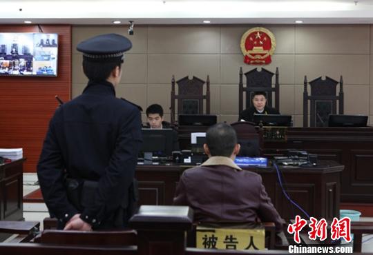 图为庭审现场。 覃柳面 摄