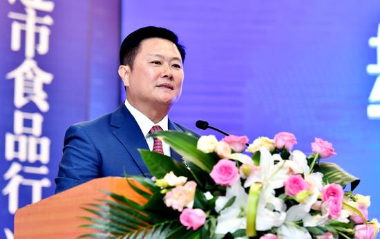 金葵集团董事长丛培刚当选大连市食品行业协会第四届会长并发表任职演讲