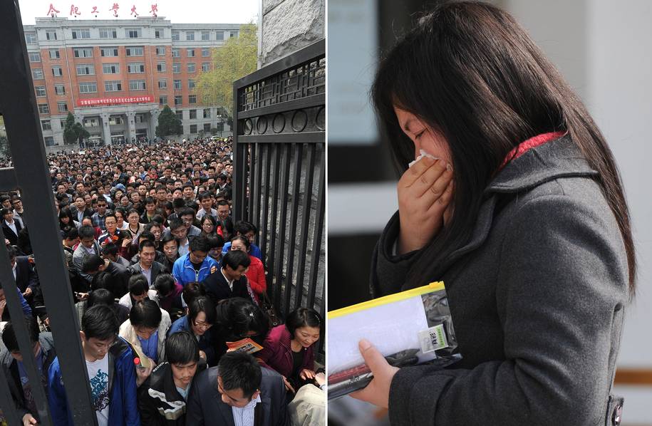 2018年度中央机关及其直属机构公务员招考笔试将开考。本次国考共有120多个中央机关及其直属机构和参照公务员法管理的单位参加，计划招录2.8万余人，最终有165.97万人通过报名资格审查，较去年增加了17.34万，通过资格审查人数与录用计划数之比为58：1。江雨/摄影