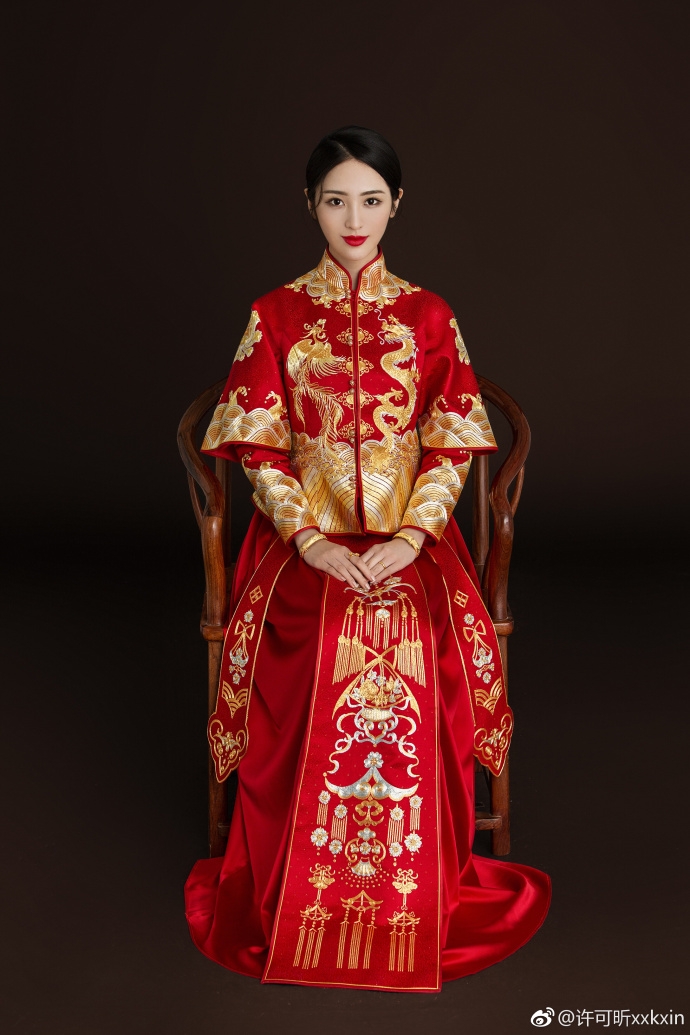 高清中式婚服