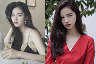 同济校花置身麦田神情陶醉